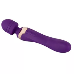 Cap de masaj și vibrator Javida Double Massager,violet