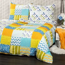 Lenjerie de pat din crep 4Home Patchwork blue