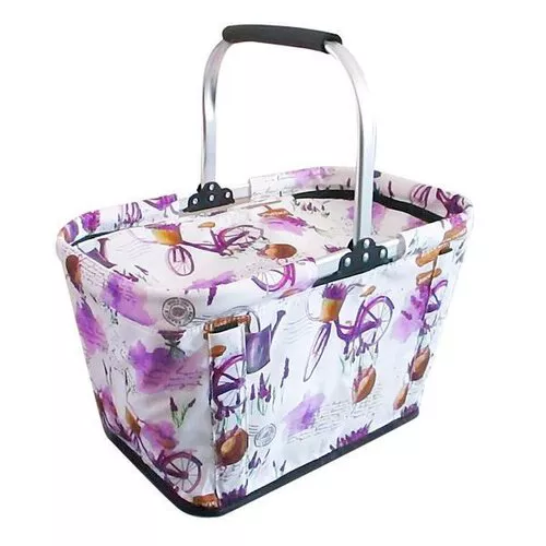 Coșul de cumpărături Toro Thermal New Lavender, 48 x 28 x 28 cm