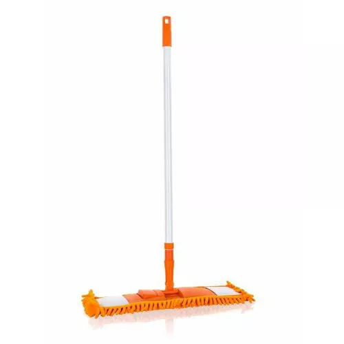 Mop Brilanz Chenille cu bară telescopică120 cm, portocaliu