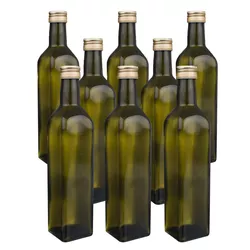 Set borcane din sticlă Orion Ulei, cu capac, 0,25 l, 8 buc.