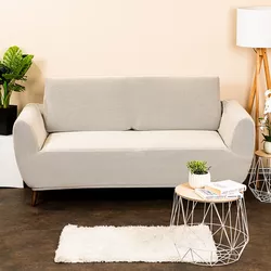 Husă multielastică 4Home Comfort fotoliu dublu cream, 140 - 180 cm