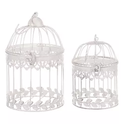 Set colivii din metal Romantic, 2 buc.