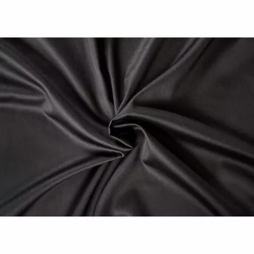 Cearșaf de pat Kvalitex Luxury collection, satin negru, 80 x 200 cm + 15 cm, 80 x 200 cm