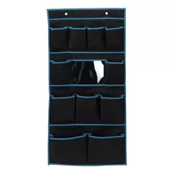 Organizator suspendat cu compartimente Redcliffs 45 x 90 cm, negru