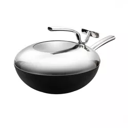 Tigaie Wok cu capac Tescoma PRESIDENT diam. 30 cm