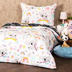 Lenjerie bumbac 4Home Koala rainbow, 140 x 200 cm, 70 x 90 cm