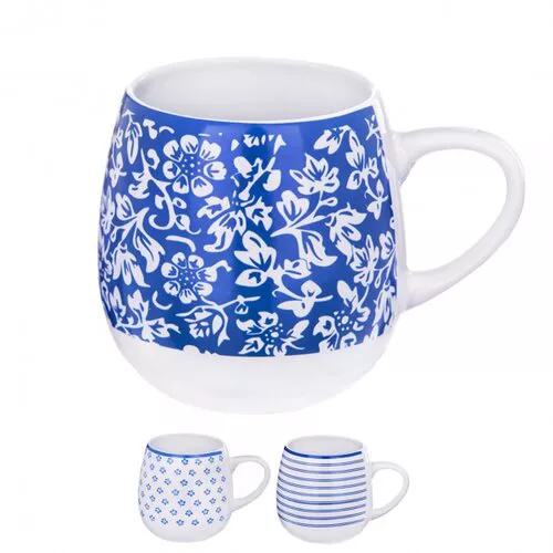 Cană din ceramică Orion Blue design 580 ml, 4 buc.