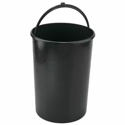 Coș de plastic cu mâner Elletipi 12 l, negru