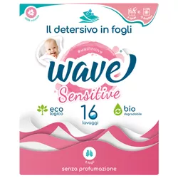 Benzi de spălare Wave pentru 16 spălări Parfumsensibil, delicat