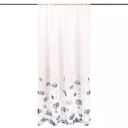 Draperie 4Home Floral albastru, 140 x 245 cm