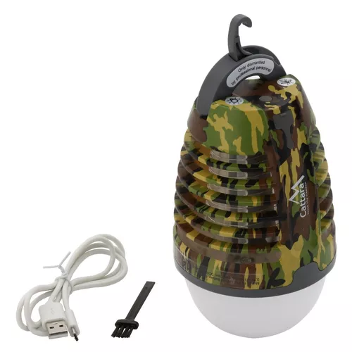 Lampă reîncărcabilă Cattara Pearl army, cu capcanăde insecte, 70 lm