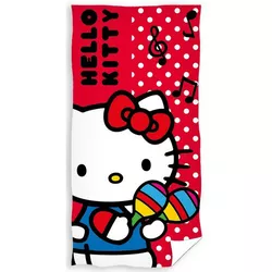 Prosop pentru copii Hello Kitty Little Musician ,70 x 140 cm