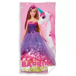 Prosop pentru copii Barbie și Unicorn , 70 x 140cm