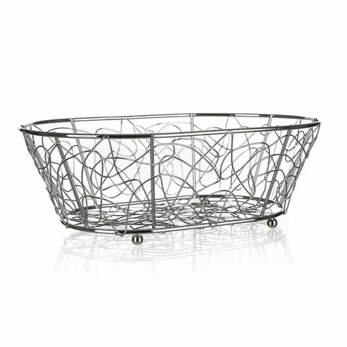 Coș de sârmă pentru fructe Banquet VANITY, oval,28 x 9 cm