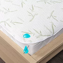 Protecție saltea 4Home Bamboo impermeabilă cu elastic, 180 x 200 cm