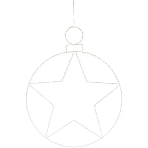 Crăciun agățat decorare cu LED-uri Kerstball Star236 LED, 48 cm