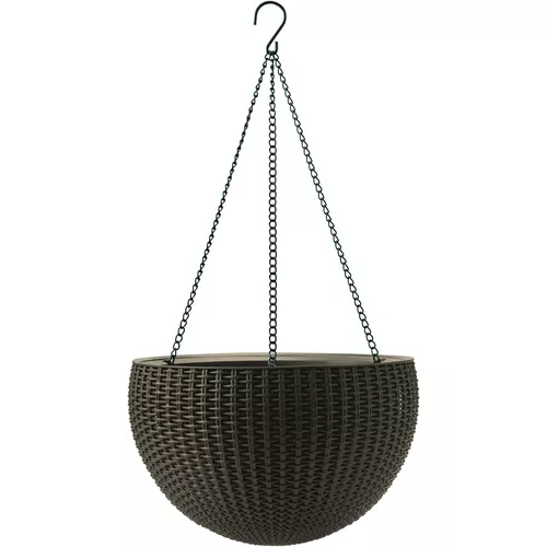 Ghiveci suspendat Keter Sphere, maro, diam. 35 cm