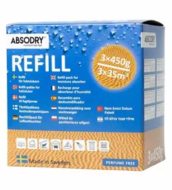 Rezerve pentru dezumidificator Everbrand Absodry Maxi, 3 x 450 g