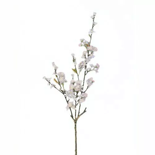 Floare artificială crenguță de măr înflorit, 80 cm