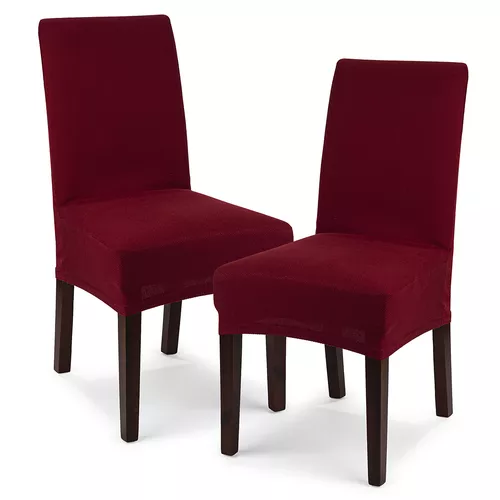 Husă multielastică 4Home Comfort pentru scaun, bordo, 40 - 50 cm, set 2 buc.