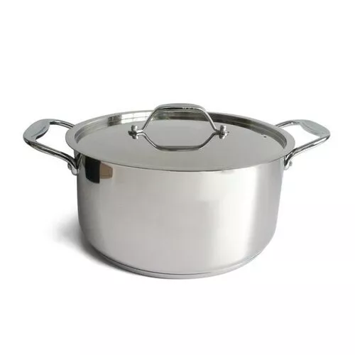 Cratiță din inox Kitchisimo cu capac Chef, 5 l, 24 cm