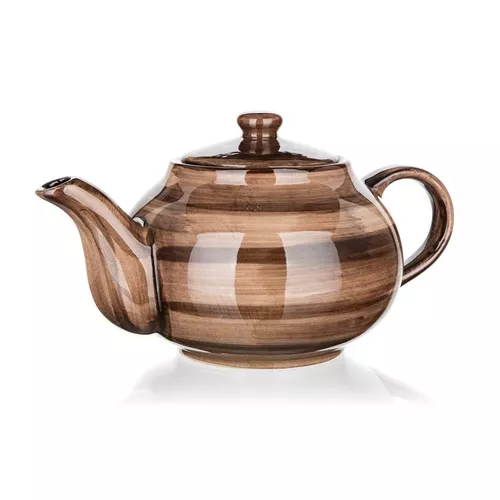 Ceainic de ceramică Banquet PALAS, 1,2 l, maro