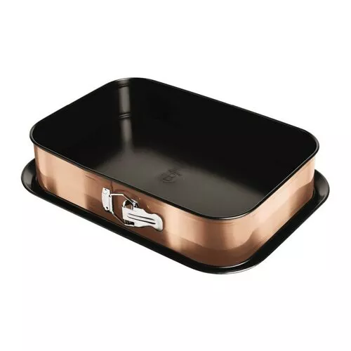 Formă 2 în 1 Berlinger Haus Rosegold Metallic Line, cu suprafață non-aderentă, 39 x 27 x 7,5 cm