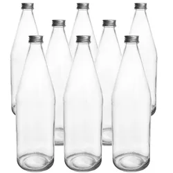 Set borcane din sticlă Orion Edensaft, cu capac, 0,7 l, 8 buc.