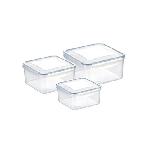 Set 3 doze Tescoma FRESHBOX 0,4/0,7/1,2 l,pătrate