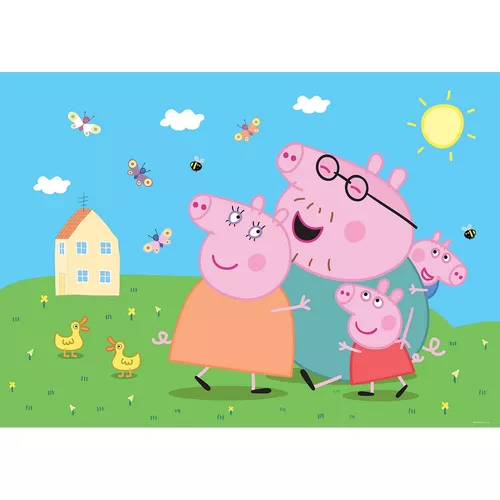 Foto-tapet copii Pepa Pig 252 x 182 cm, 4 piese