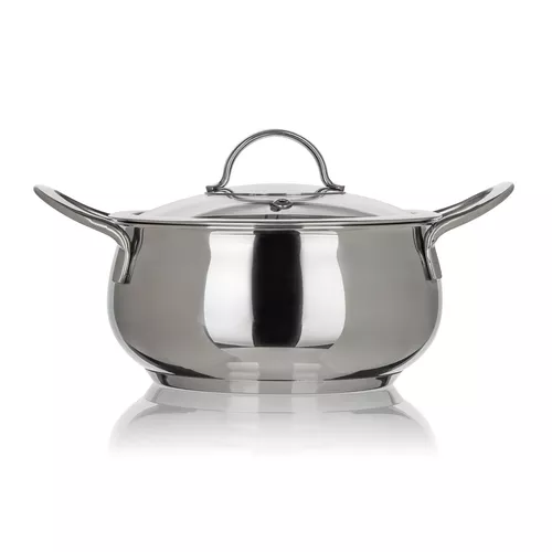 Castron din oțel inoxidabil cu capac Banquet Belly, 14 cm, 1,2 l