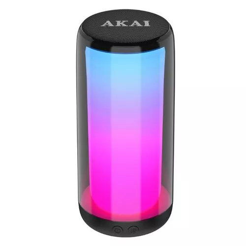 Boxă AKAI CS2 Glow, BT cu iluminare LED