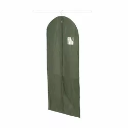 Husă lungă pentru rochii și costume GreenTex,Compactor 58 x 137 cm, verde