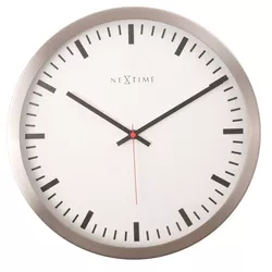 Ceas de perete Nextime 2520 Stripe White