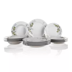 Set de farfurii Banquet Olives, 18 piese