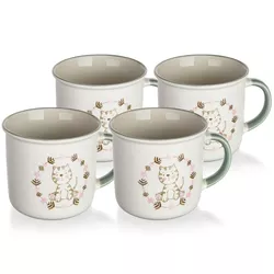 Set de 4 căni din ceramică Banquet  KITTY, 400 ml