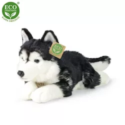 Jucărie pluș Câine Husky Rappa, 36 cm ECO-FRIENDLY