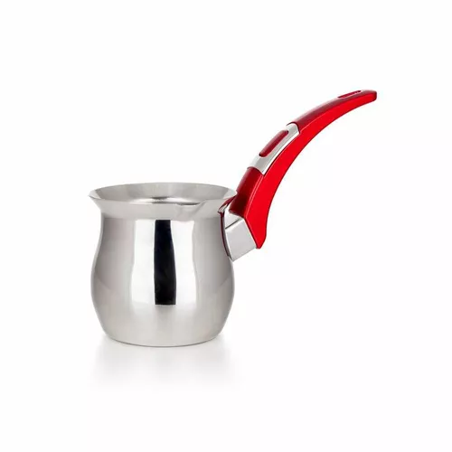 Ibric inox Banquet VISTA Red 350 ml,mâner curba