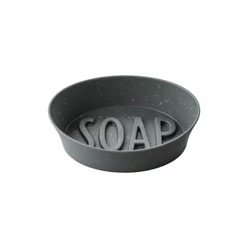 Săpunieră Koziol Soap Organic, gri,13,6 x 9 x 3,5 cm