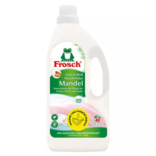 Detergent pentru rufe cu lână și rufedelicate Frosch ECO Almond, 1,5 l