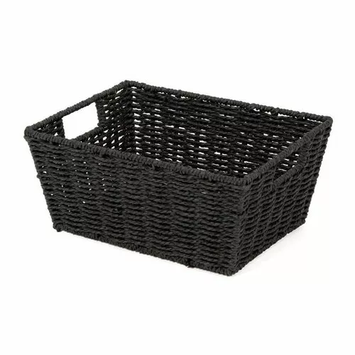 Coș împletit manua Compactor ETNA, 31 x 24x 14 cm, negru