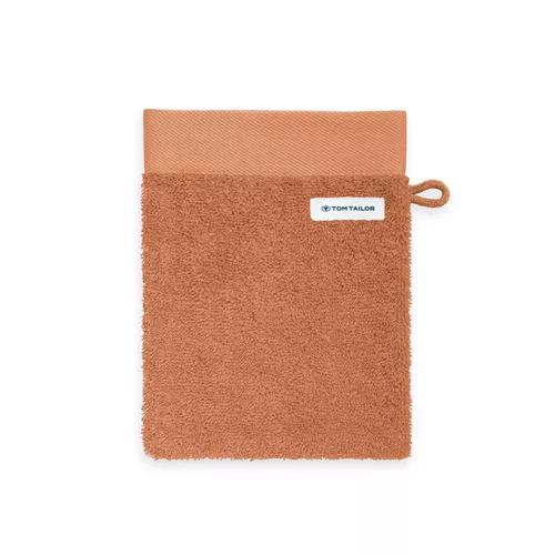 Lavetă Tom Tailor Warm Coral din frotir, 16 x 21cm, set de 6 buc.