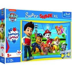 Puzzle Trefl Super Shape Prietenii cățeilor Patrula Cățelușilor/Paw patrol, 104 XL buc.