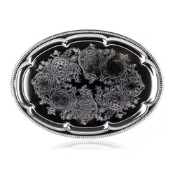 Platou de servit Banquet Akcent, 40,5 x 29 cm,, inox