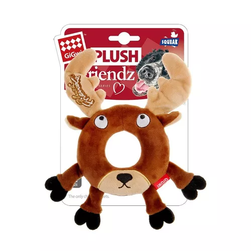 GiGwi Squeaky jucărie pentru câini Plush Friendzsob, 20 x 19 x 2,5 cm