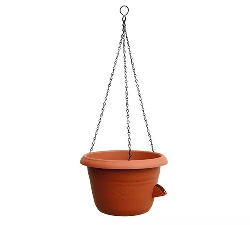 Plastia Jardinieră auto-udare Siesta teracota, diam. 30 cm