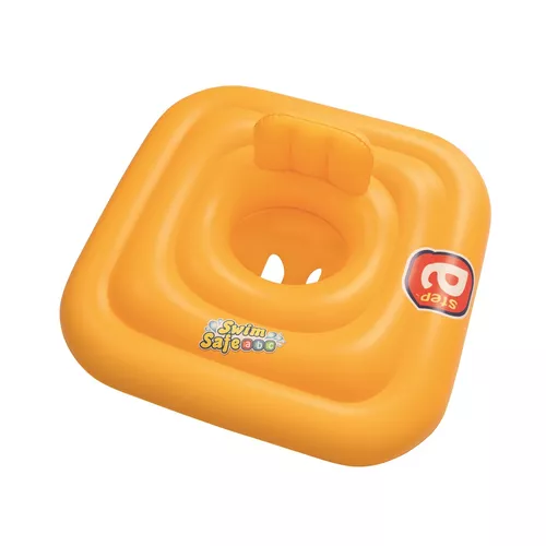 Șezut gonflabil Bestway baby Step A, cu spătar, 76 cm x 76 cm