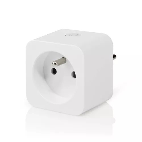 Priză smart Nedis WIFIP121EWT SmartLife , contor de energie