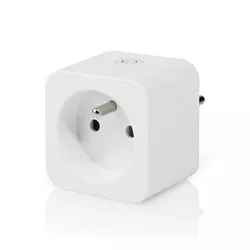 Priză smart Nedis WIFIP121EWT SmartLife , contor de energie